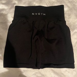 BLACK NVGTN SHORTS
